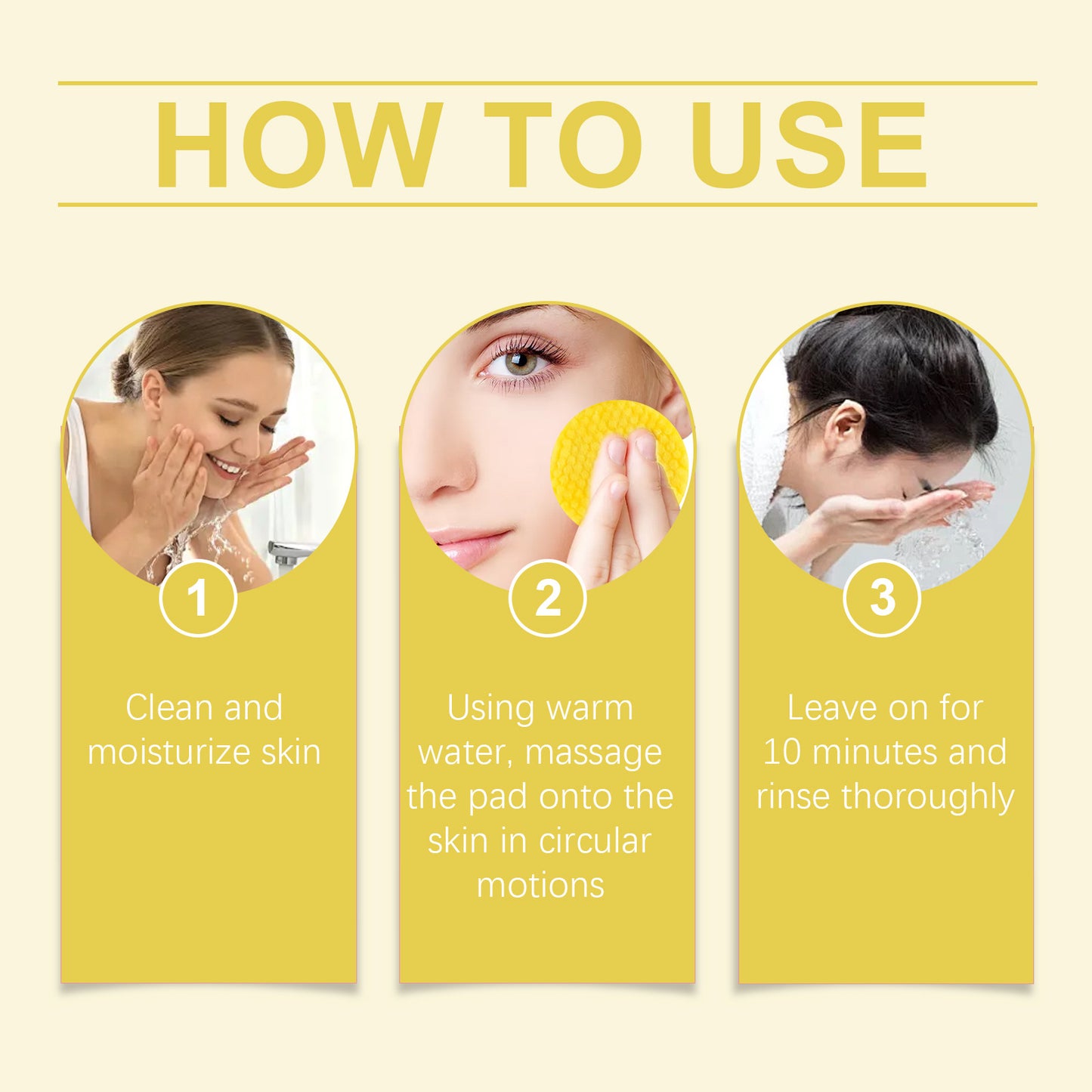 HOYGI Turmeric Acid Exfoliating Pore Cleansing Pad - EZ Beauty Lashes