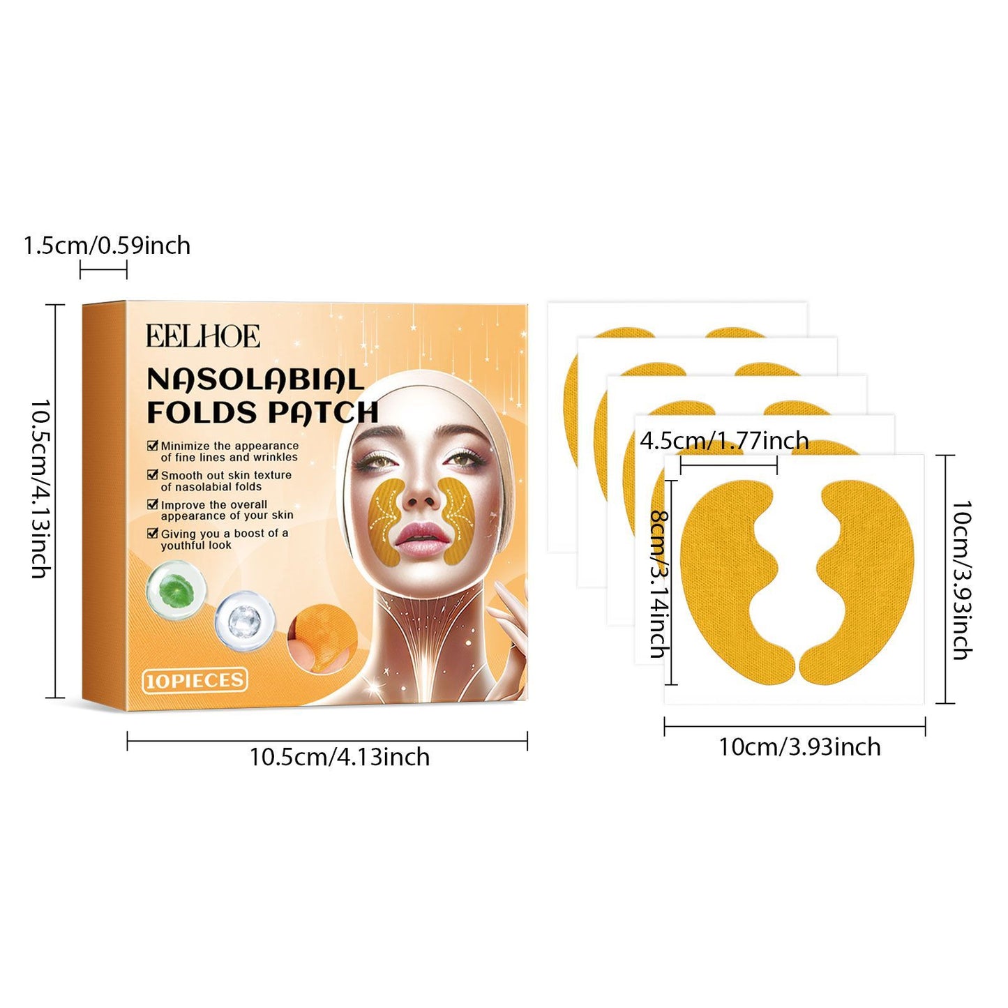 EELHOE Forehead Wrinkle Patch Lift And Smooth Forehead Wrinkles Facial Skin Forehead Patch - EZ Beauty Lashes