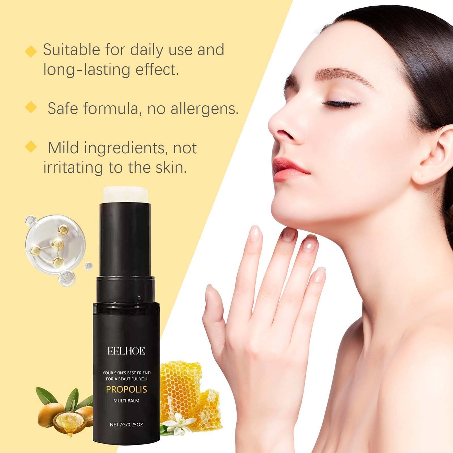 Propolis Firming Moisturizing Stick Daily Face - EZ Beauty Lashes