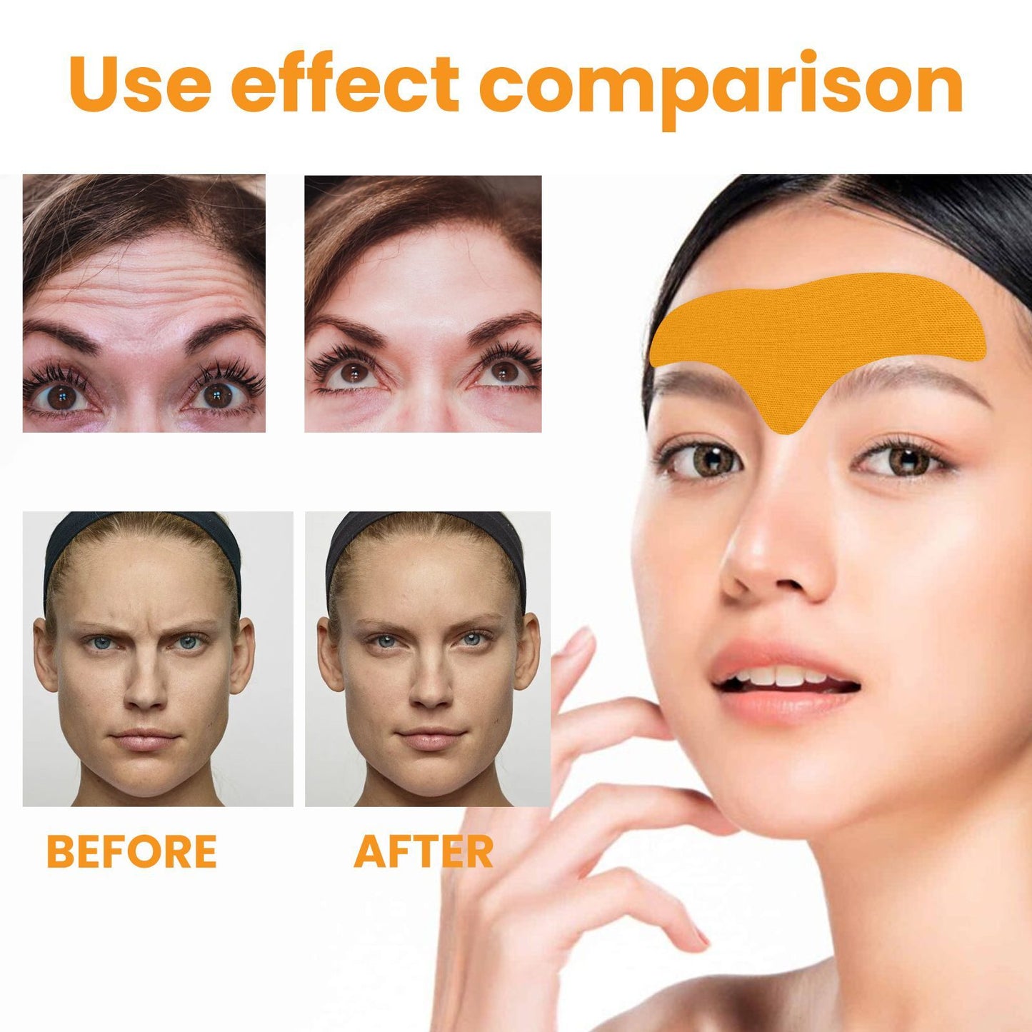EELHOE Forehead Wrinkle Patch Lift And Smooth Forehead Wrinkles Facial Skin Forehead Patch - EZ Beauty Lashes