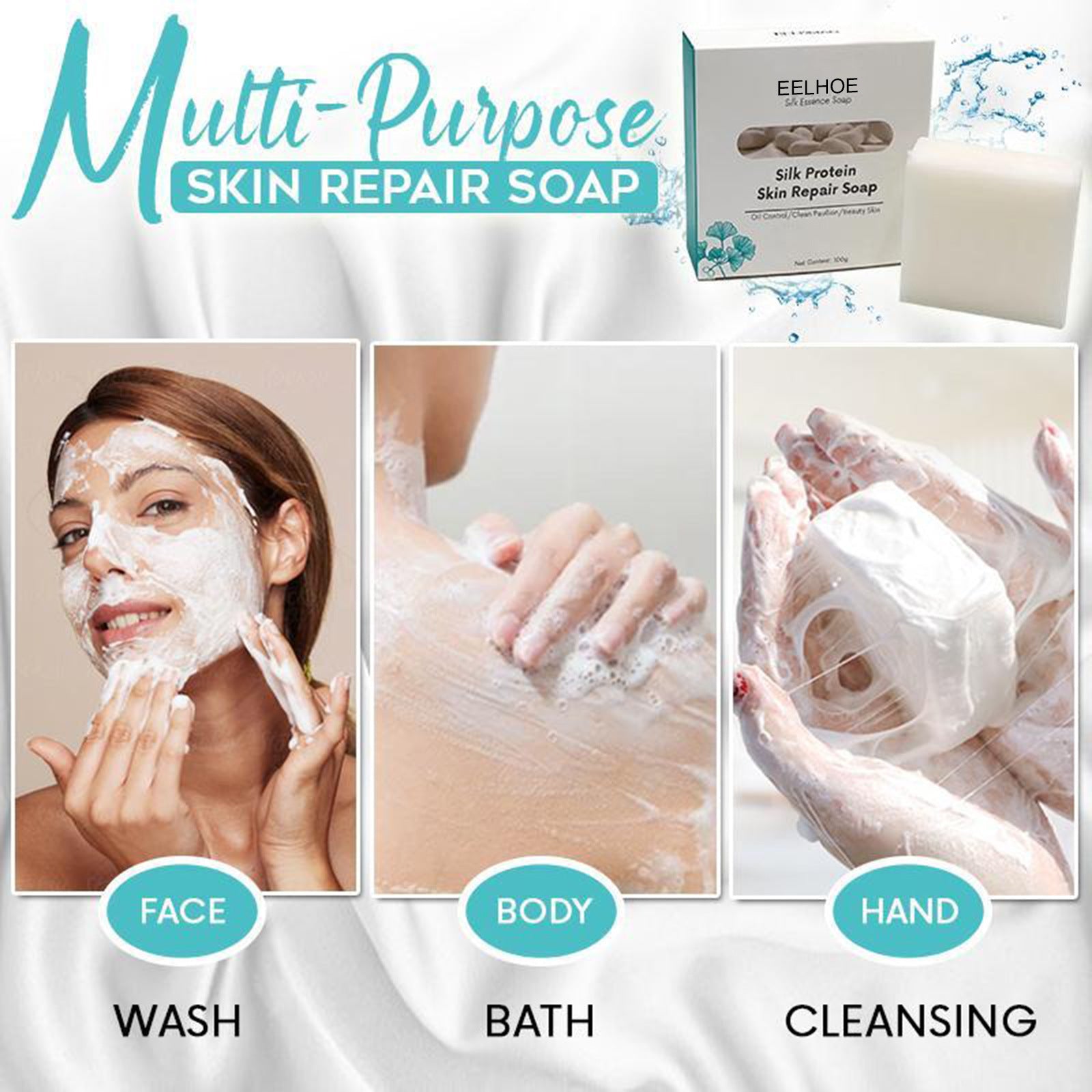 Natural Goat Milk Cleansing Soap - EZ Beauty Lashes