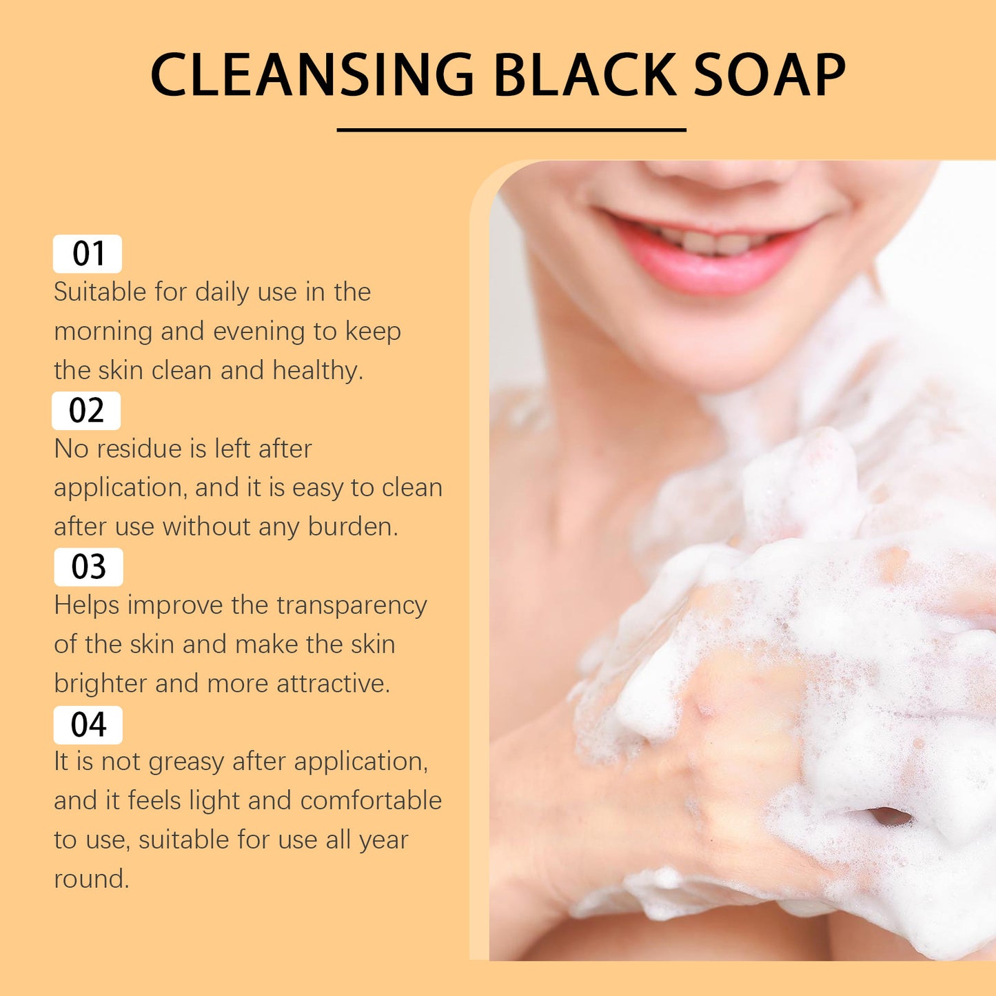 Deep Skin Cleaning Moisturizing Soap - EZ Beauty Lashes