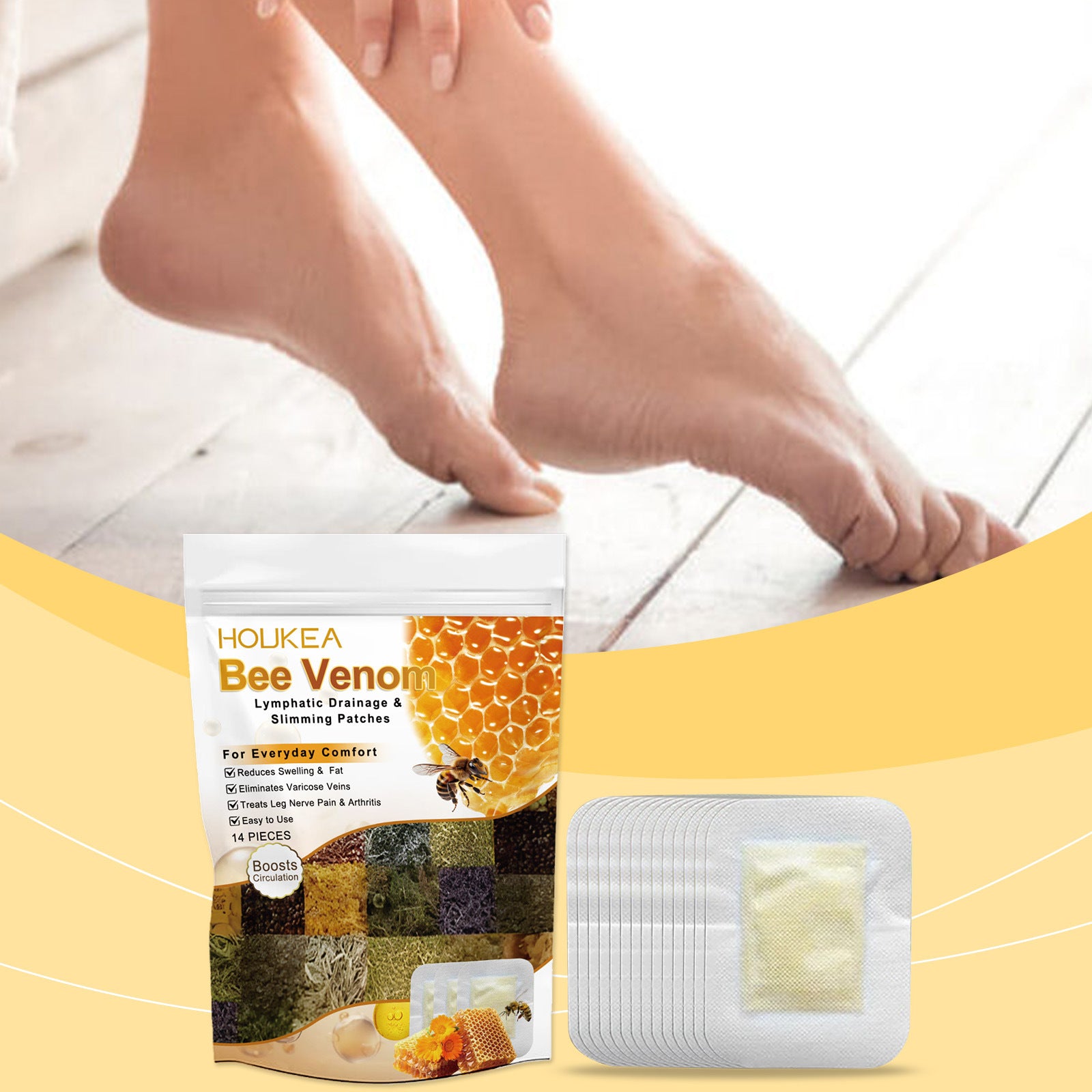 Gentle Moisturizing Body And Feet Dry Hydrating Comfortable Daily Nursing Adhesive Bandage - EZ Beauty Lashes
