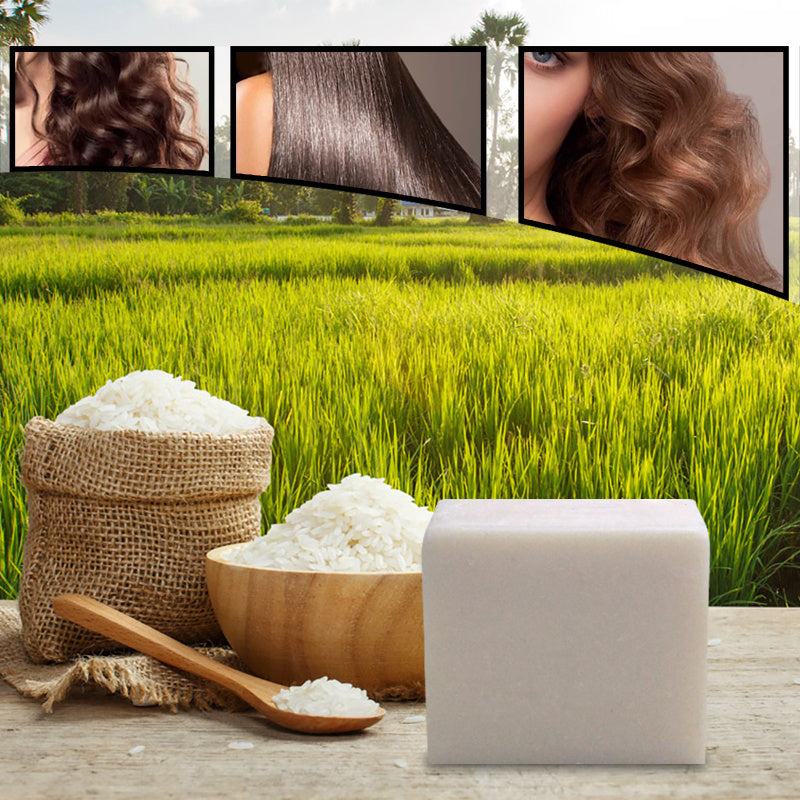 Rice Care Softening Repair Split Ends Shampoo Nourishing Hair Soap - EZ Beauty Lashes