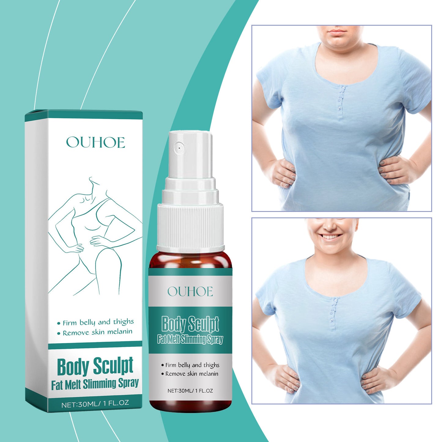 Body Shaping Slimming Spray Body Slimming Relaxed Body Shaping Light Plastic - EZ Beauty Lashes