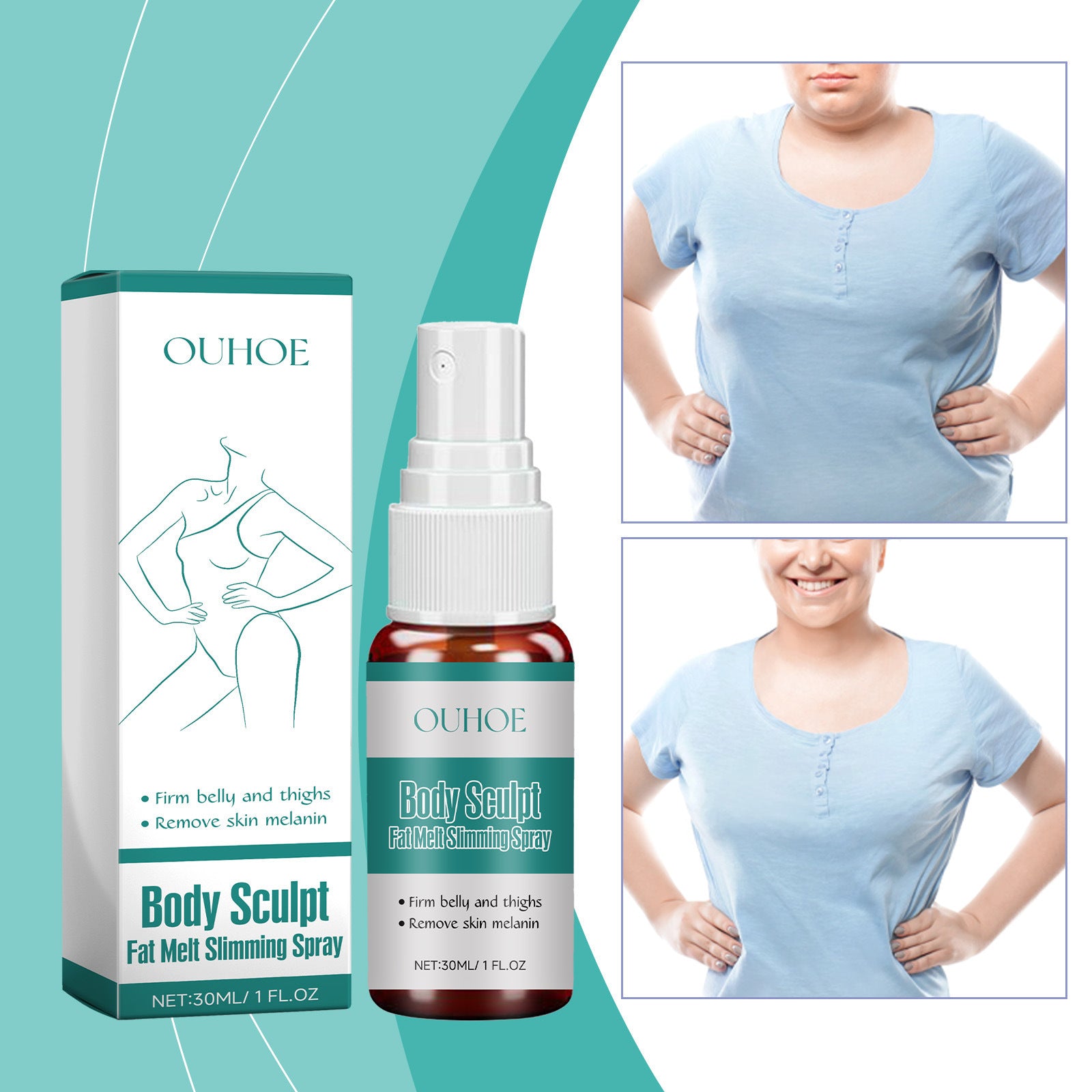 Body Shaping Slimming Spray Body Slimming Relaxed Body Shaping Light Plastic - EZ Beauty Lashes