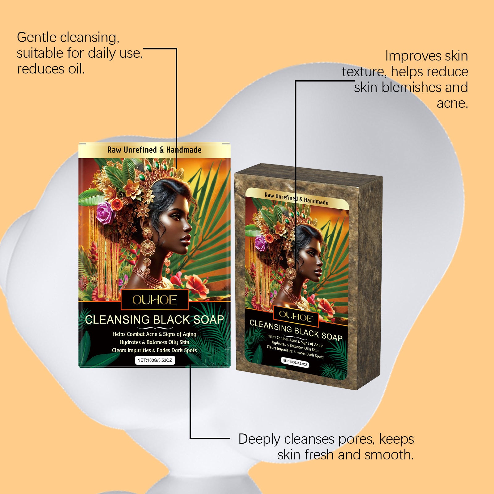 Deep Skin Cleaning Moisturizing Soap - EZ Beauty Lashes