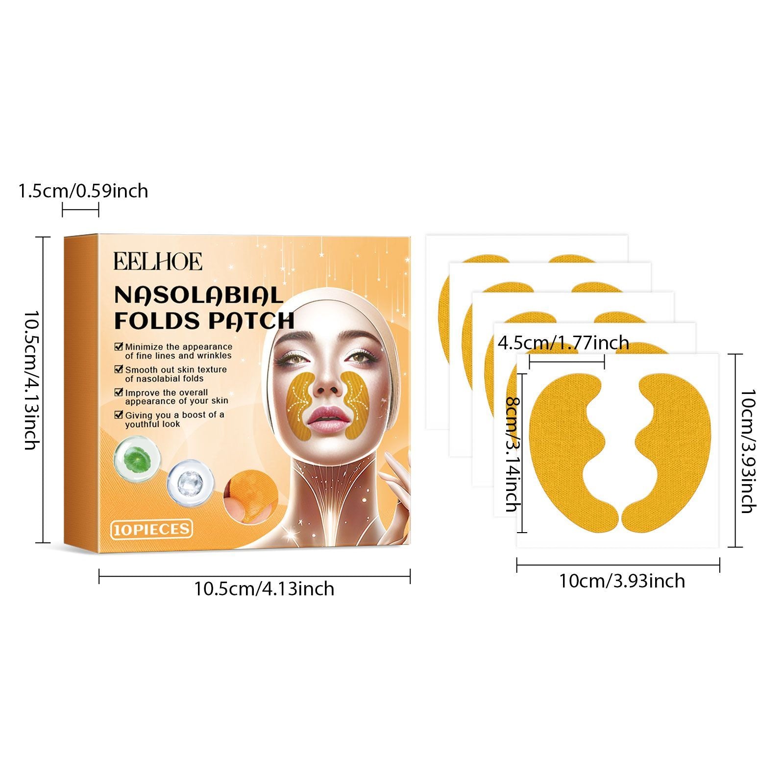 EELHOE Forehead Wrinkle Patch Lift And Smooth Forehead Wrinkles Facial Skin Forehead Patch - EZ Beauty Lashes