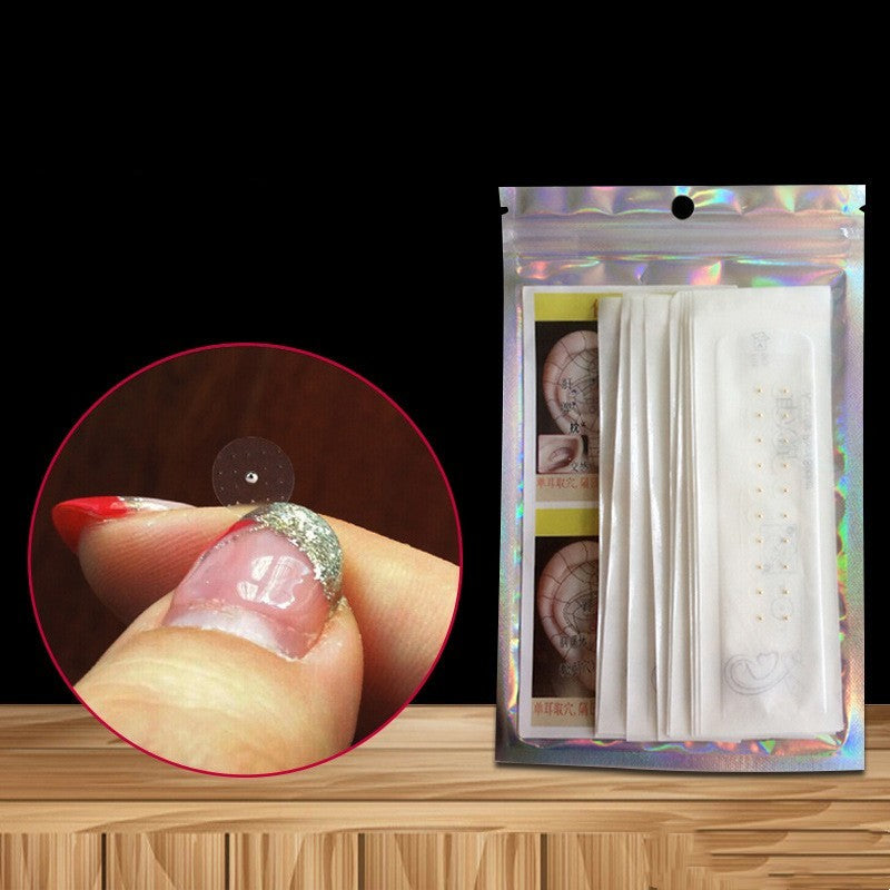 Transparent Magnetic Beads Ear Acupuncture Point Patch Wang Bu Liuxing Seed - EZ Beauty Lashes