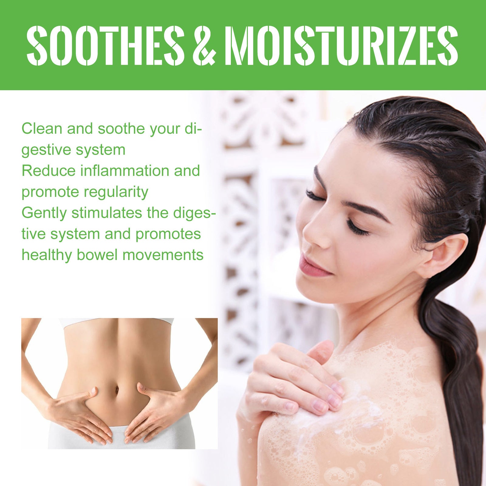 Deep Body Cleaning Soap Relieve Flatulence And Discomfort - EZ Beauty Lashes