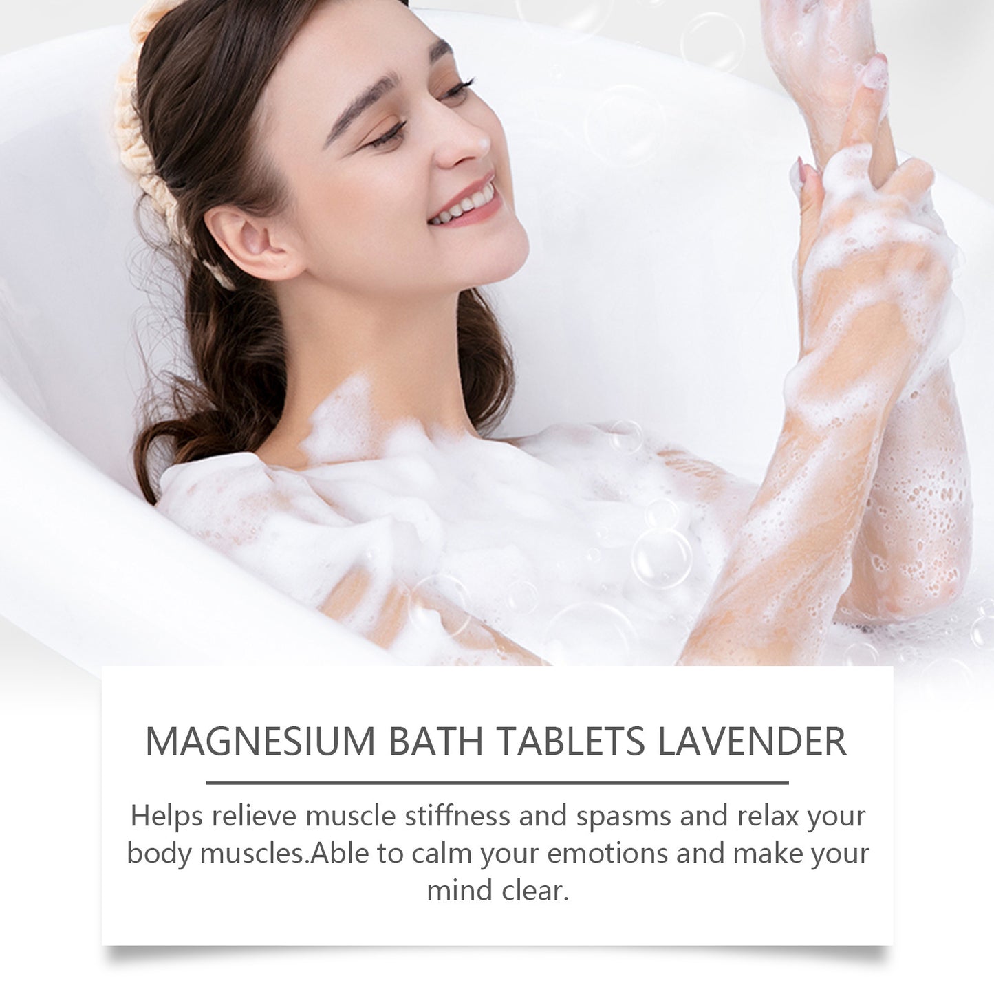Lavender Magnesium Bath Sheet Nourishing Moisturizing Cleaning - EZ Beauty Lashes