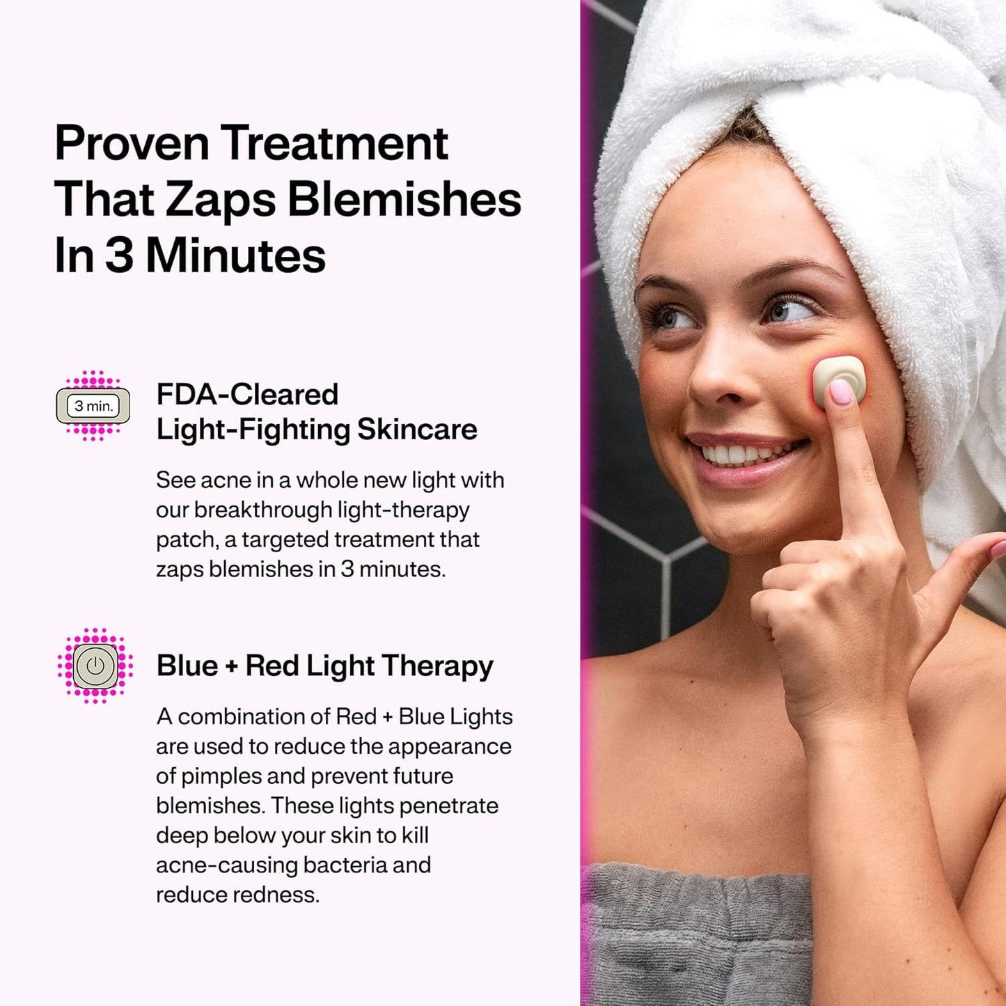 LED Light Therapy Acne Patch