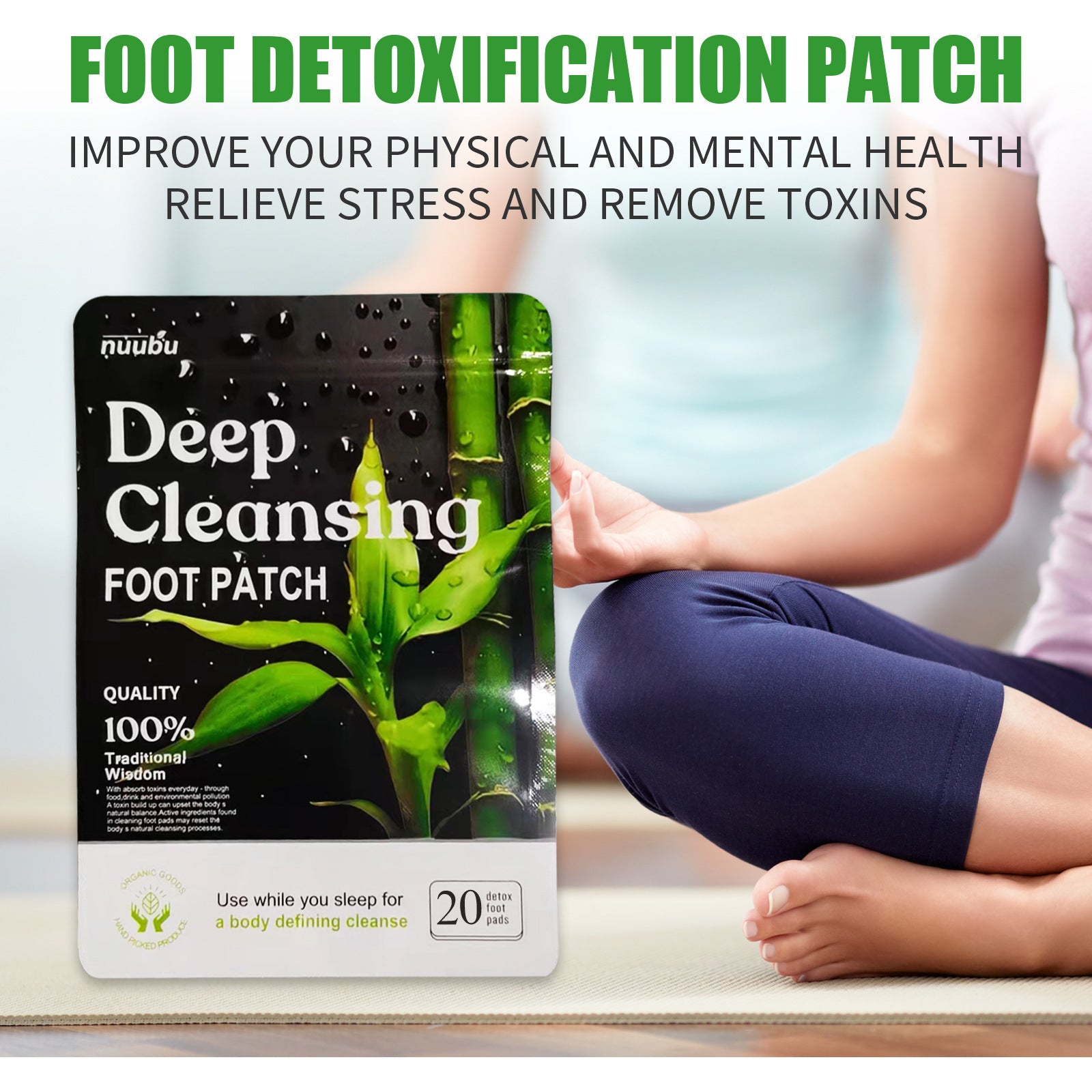 Natural Foot Patch Relieves Body Pressure - EZ Beauty Lashes