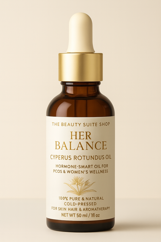 Pure Cyperus Rotundus Oil - Natural PCOS Hair Growth Support (60ml)