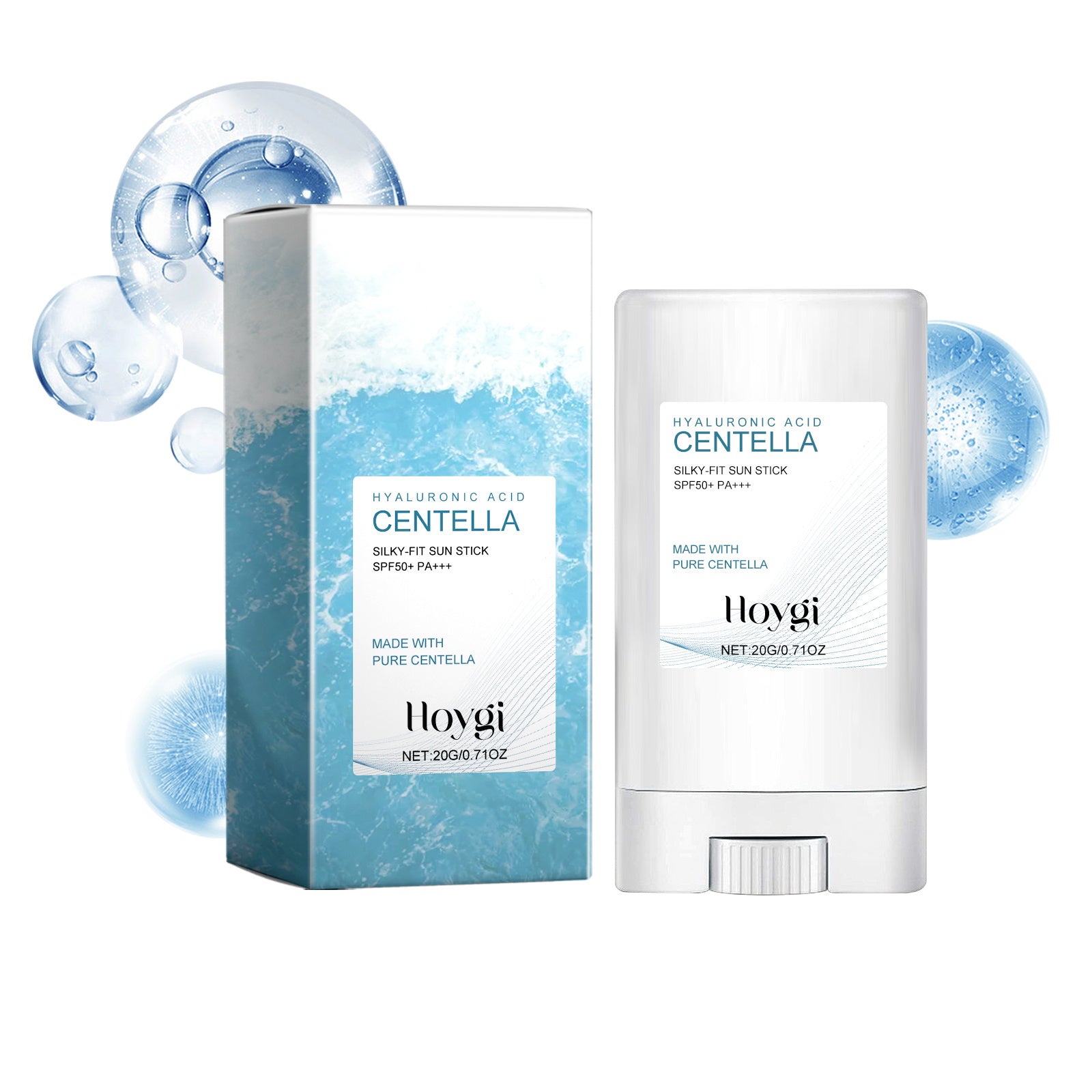 Hyaluronic Acid Sunscreen Stick Gentle Moisturizing UV Protection For Sunburned And Reddened Skin - EZ Beauty Lashes