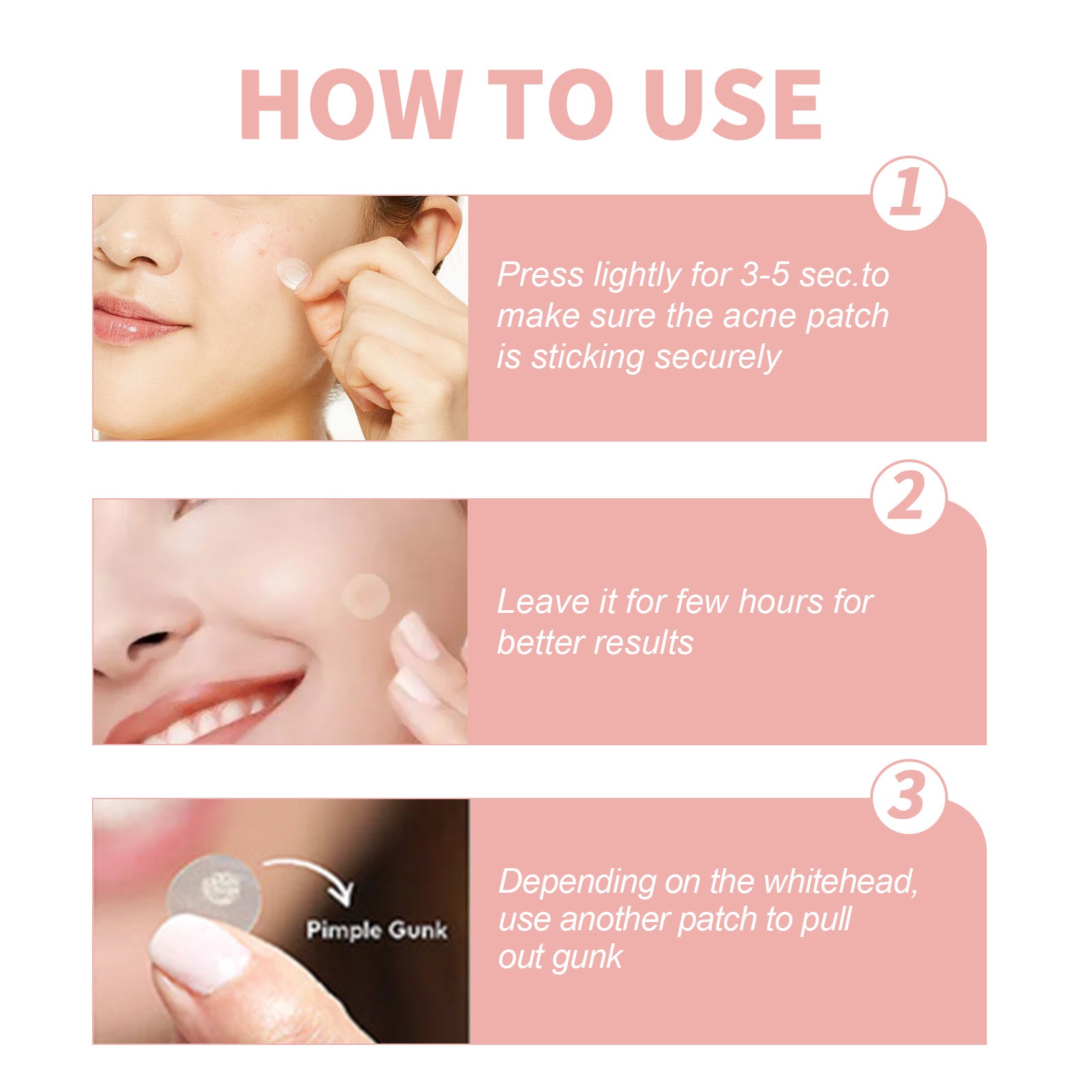 OUHOE Acne Patch Repair Acne Acne Redness Pore Cleansing & Moisturizing Patch - EZ Beauty Lashes