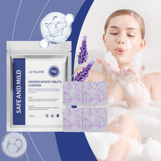 Lavender Magnesium Bath Sheet Nourishing Moisturizing Cleaning - EZ Beauty Lashes