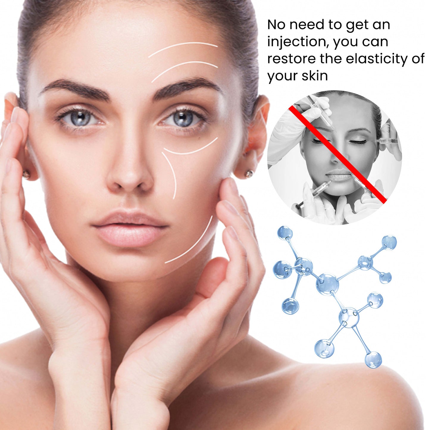 Moisturizing And Lightening Fine Lines Collagen Lifting Bottle - EZ Beauty Lashes