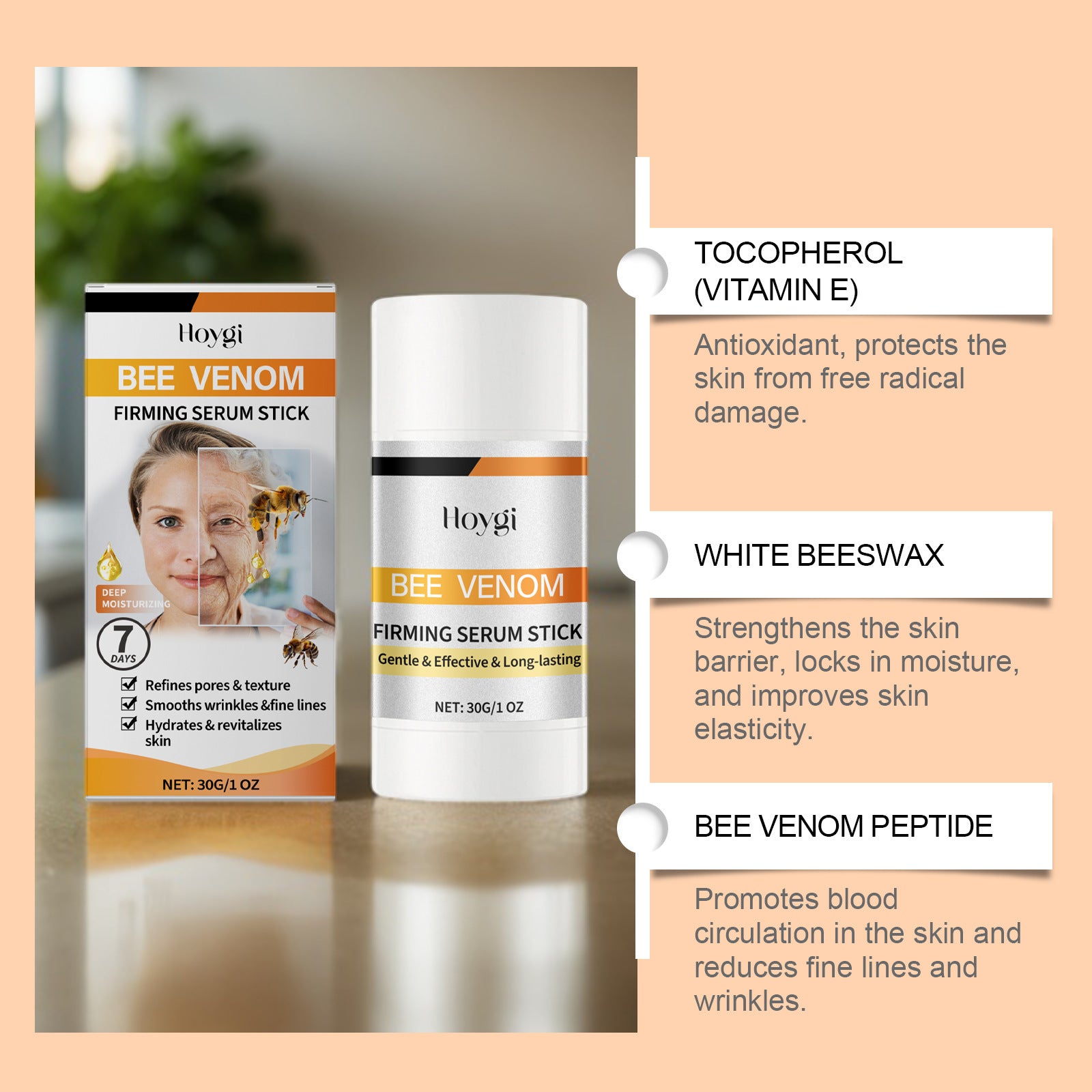 Bee Venom Firming Stick Nourish And Enhance Skin Elasticity - EZ Beauty Lashes