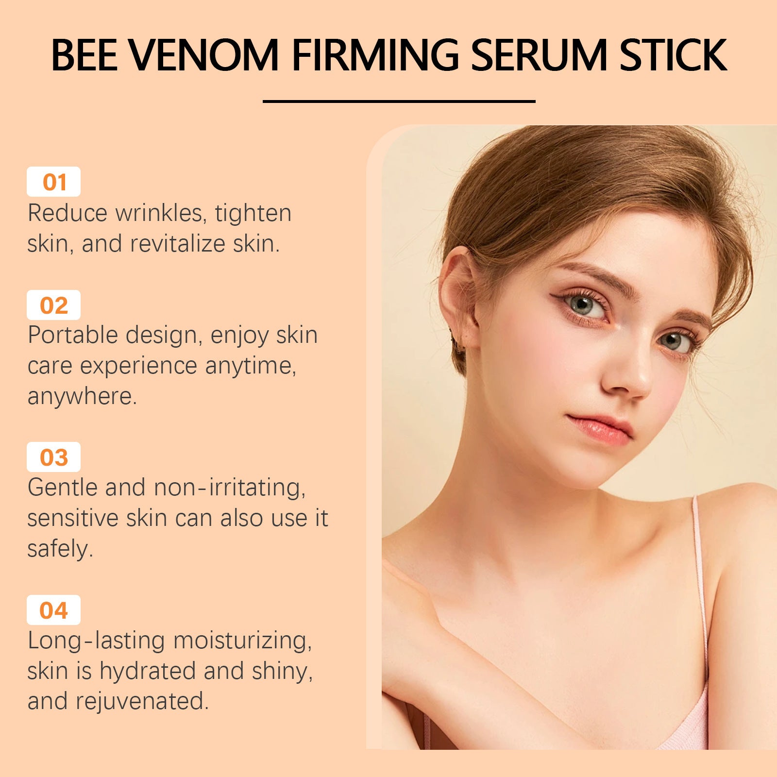Bee Venom Firming Stick Nourish And Enhance Skin Elasticity - EZ Beauty Lashes