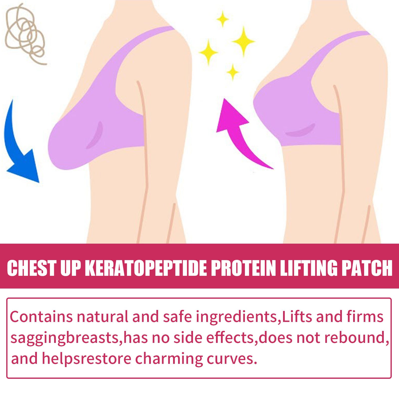OUHOE Protein Chest Lifting & Firming Patch - EZ Beauty Lashes