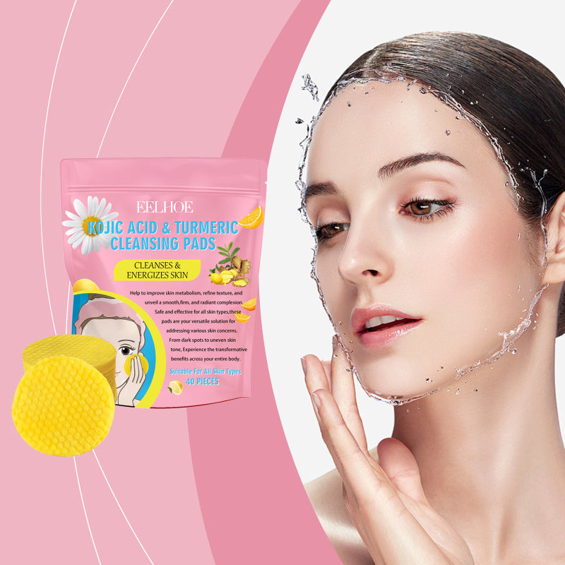 Kojic Acid Turmeric Cleansing Pads Beauty Hot-sale - EZ Beauty Lashes