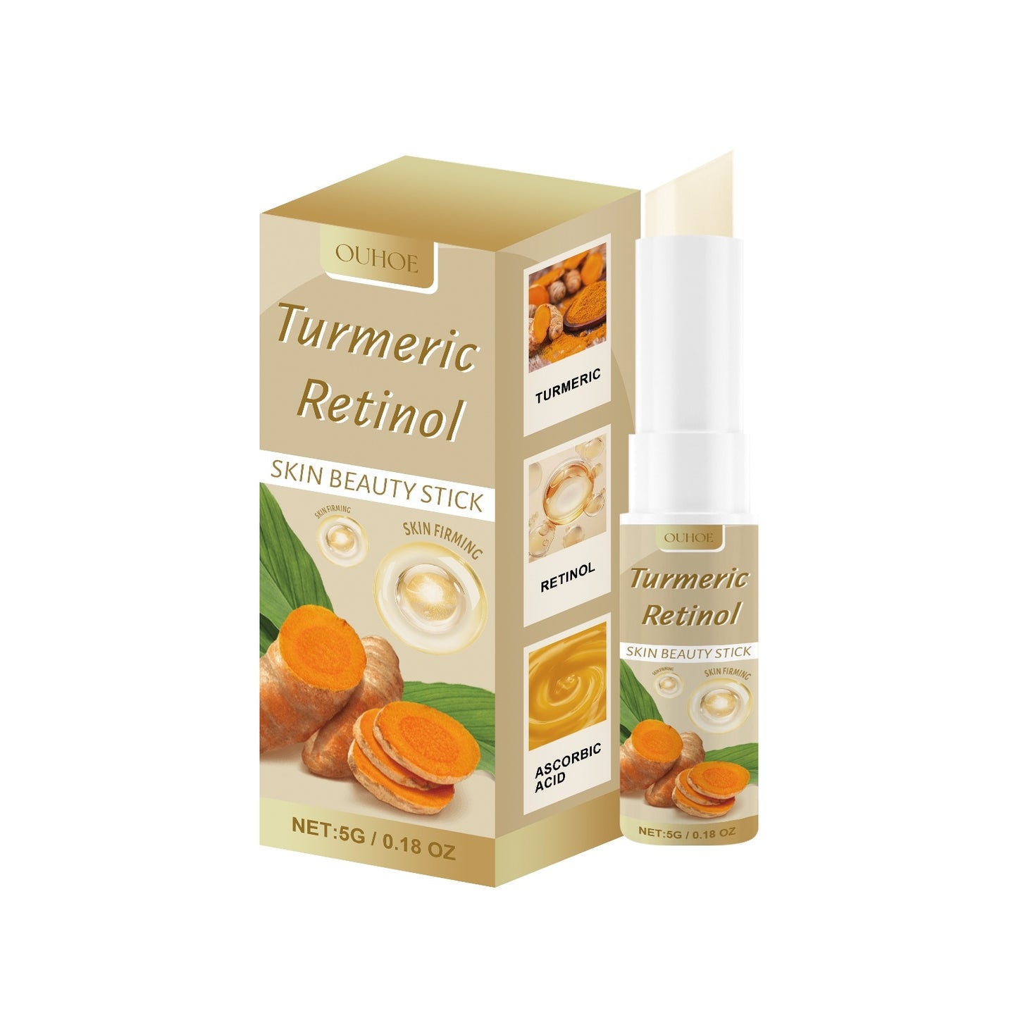 Turmeric Retinol Skin Beauty Stick - EZ Beauty Lashes