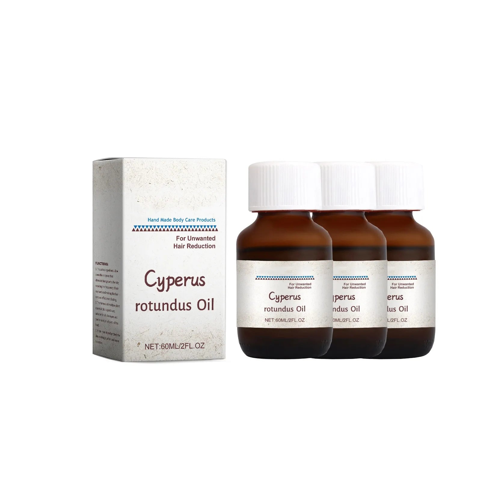 alidrop Cyperus Rotundus Hair Removal Care Oil Cyperus Rotundus Plant Oil Body Moisturizing Nourishing Hair Removal Care Oil 60ml - EZ Beauty Lashes