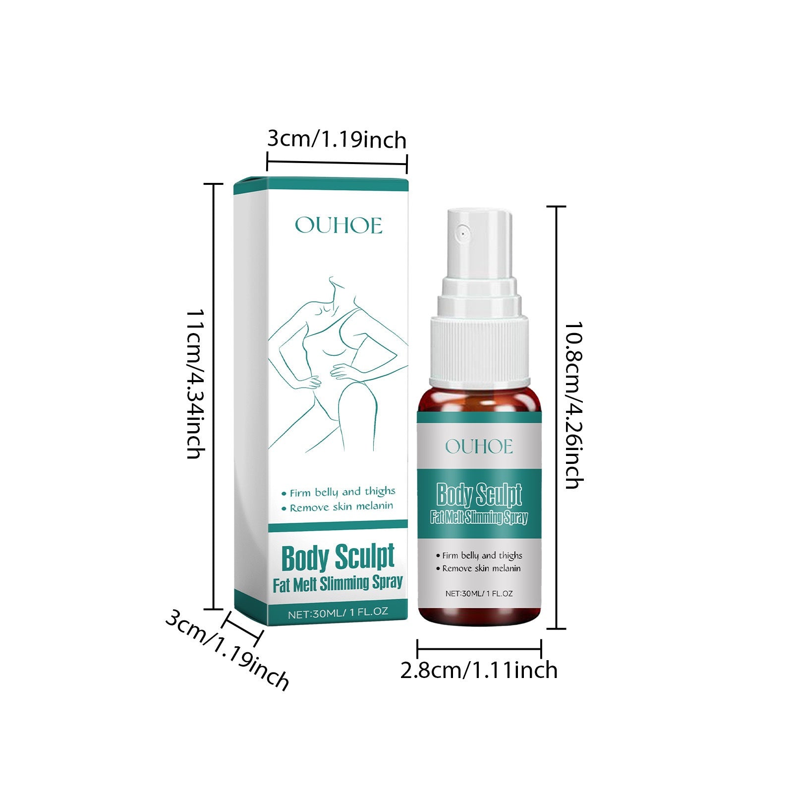 Body Shaping Slimming Spray Body Slimming Relaxed Body Shaping Light Plastic - EZ Beauty Lashes