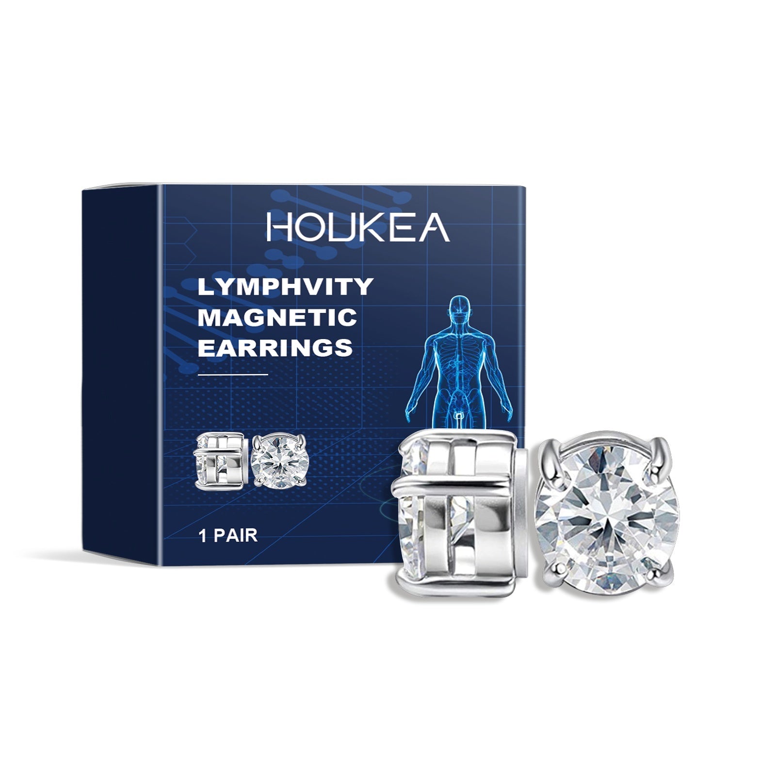Lymphatic Magnetic Suction Therapy For Ear Clips - EZ Beauty Lashes
