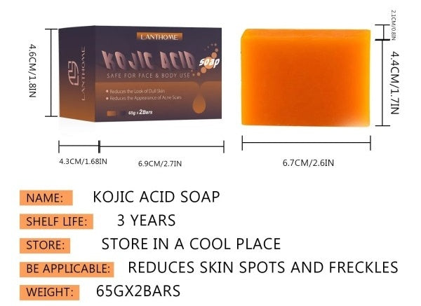 Kojic Acid Soap Skin Cleaning Facial Soap - EZ Beauty Lashes