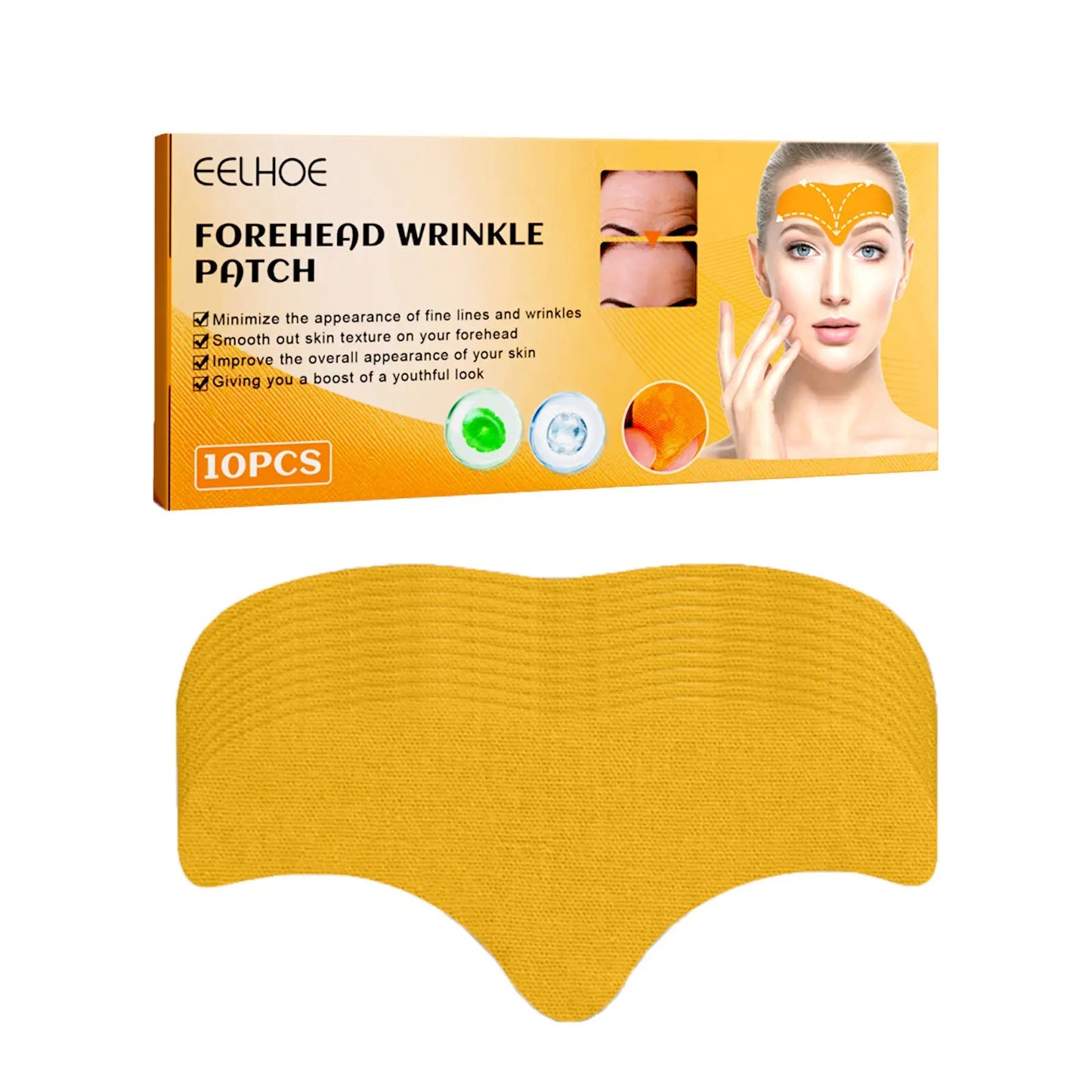 EELHOE Forehead Wrinkle Patch Lift And Smooth Forehead Wrinkles Facial Skin Forehead Patch - EZ Beauty Lashes